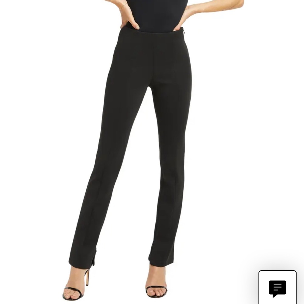 Good American flare leg scuba pants